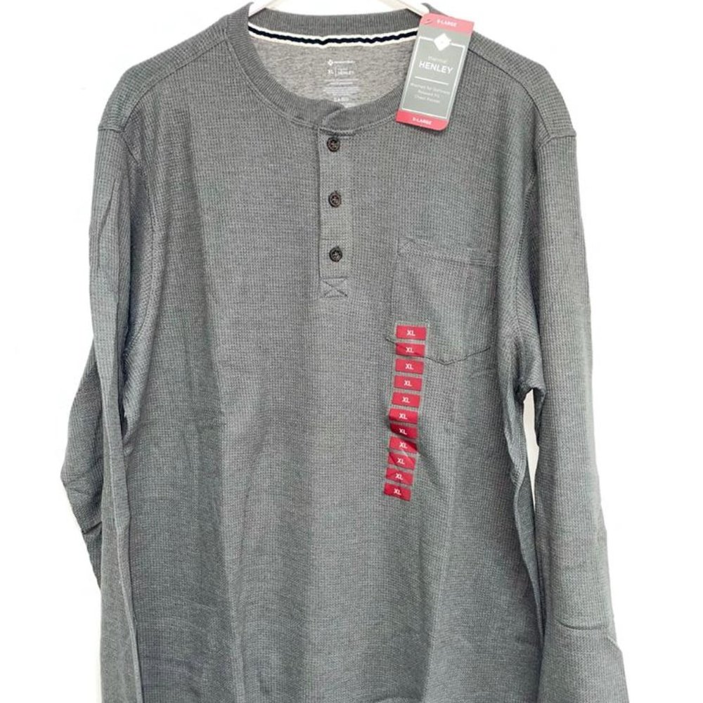 Long-Sleeve Thermal Henley